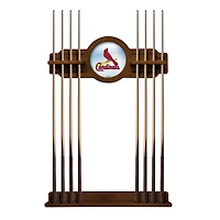 Chardonnay St. Louis Cardinals Eight Stick Wood Pool Cue Rack