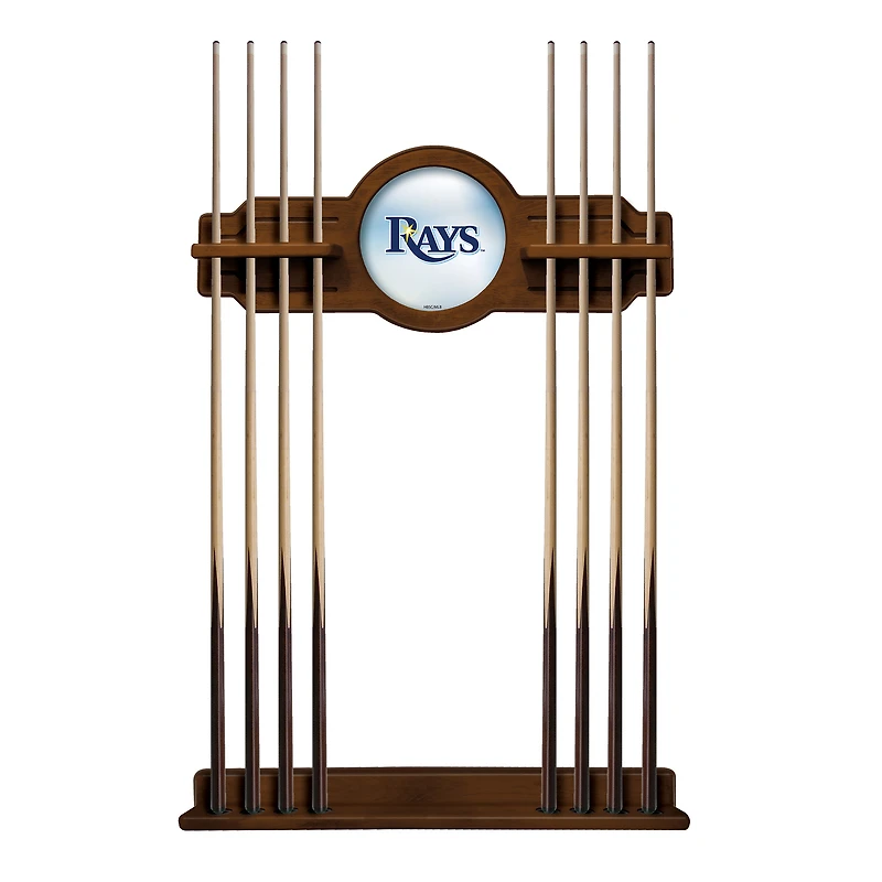 Chardonnay Tampa Bay Rays Eight Stick Wood Pool Cue Rack