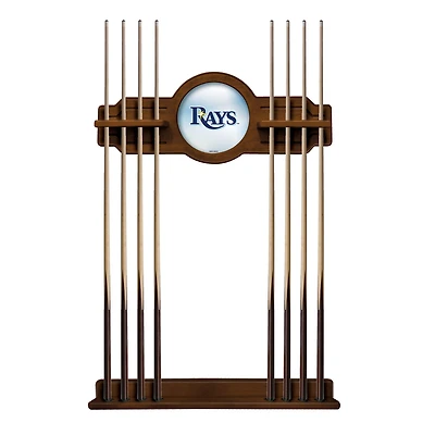 Chardonnay Tampa Bay Rays Eight Stick Wood Pool Cue Rack