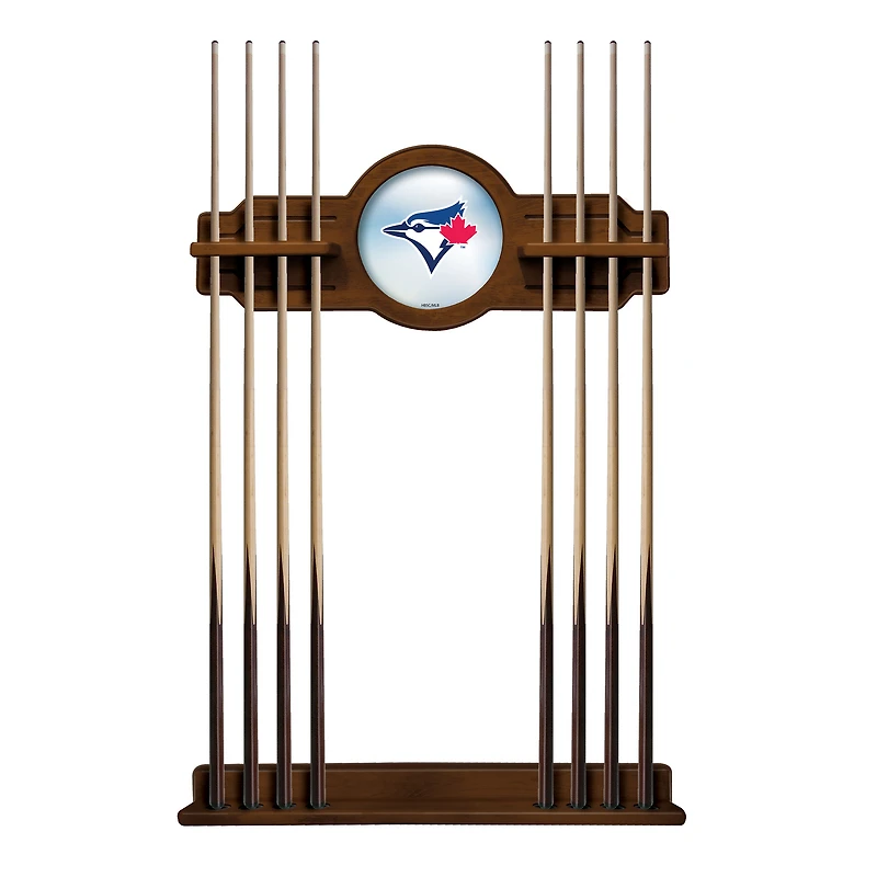 Chardonnay Toronto Blue Jays Eight Stick Wood Pool Cue Rack