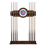 Chardonnay Chicago Cubs Eight Stick Wood Pool Cue Rack