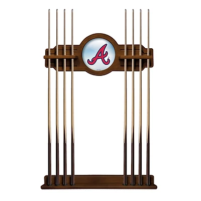 Chardonnay Atlanta Braves Eight Stick Wood Pool Cue Rack