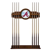 Chardonnay Atlanta Braves Eight Stick Wood Pool Cue Rack