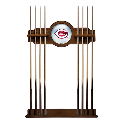 Chardonnay Cincinnati Reds Eight Stick Wood Pool Cue Rack