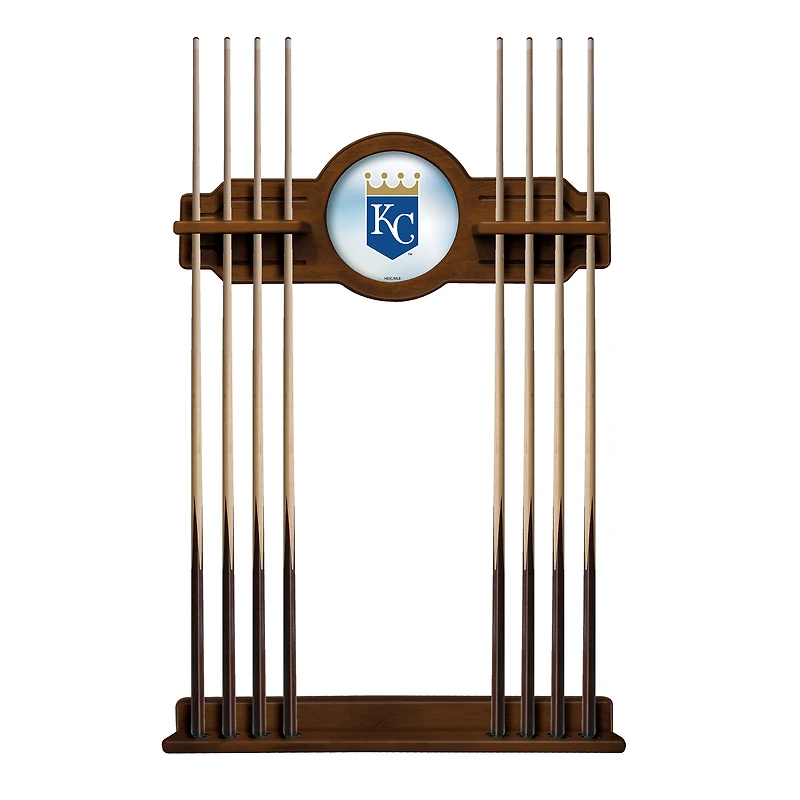 Chardonnay Kansas City Royals Eight Stick Wood Pool Cue Rack