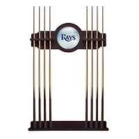 English Tudor Tampa Bay Rays Eight Stick Wood Pool Cue Rack