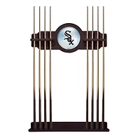 English Tudor Chicago White Sox Eight Stick Wood Pool Cue Rack