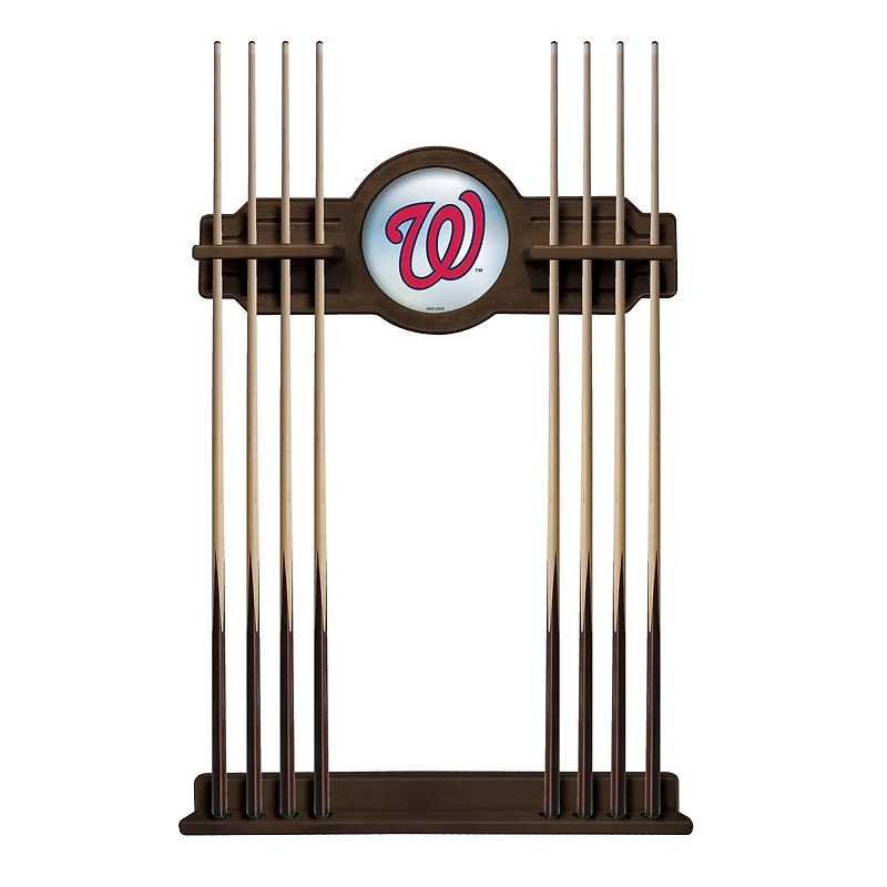Navajo Washington Nationals Eight Stick Wood Pool Cue Rack