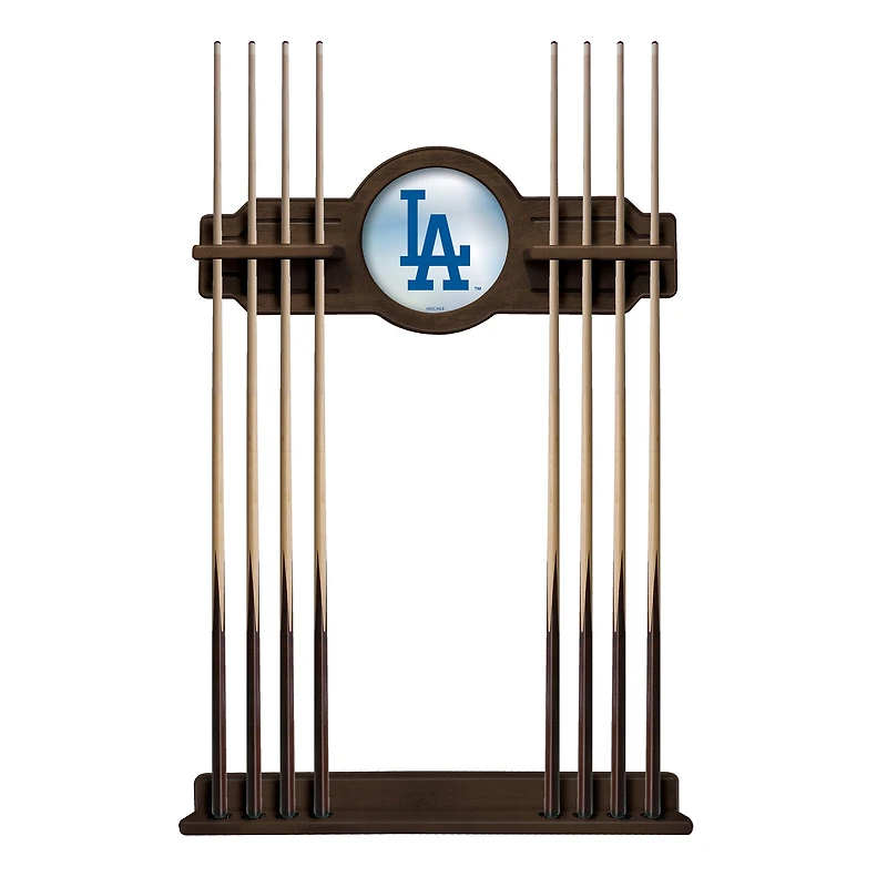 Navajo Los Angeles Dodgers Eight Stick Wood Pool Cue Rack