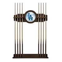 Navajo Los Angeles Dodgers Eight Stick Wood Pool Cue Rack