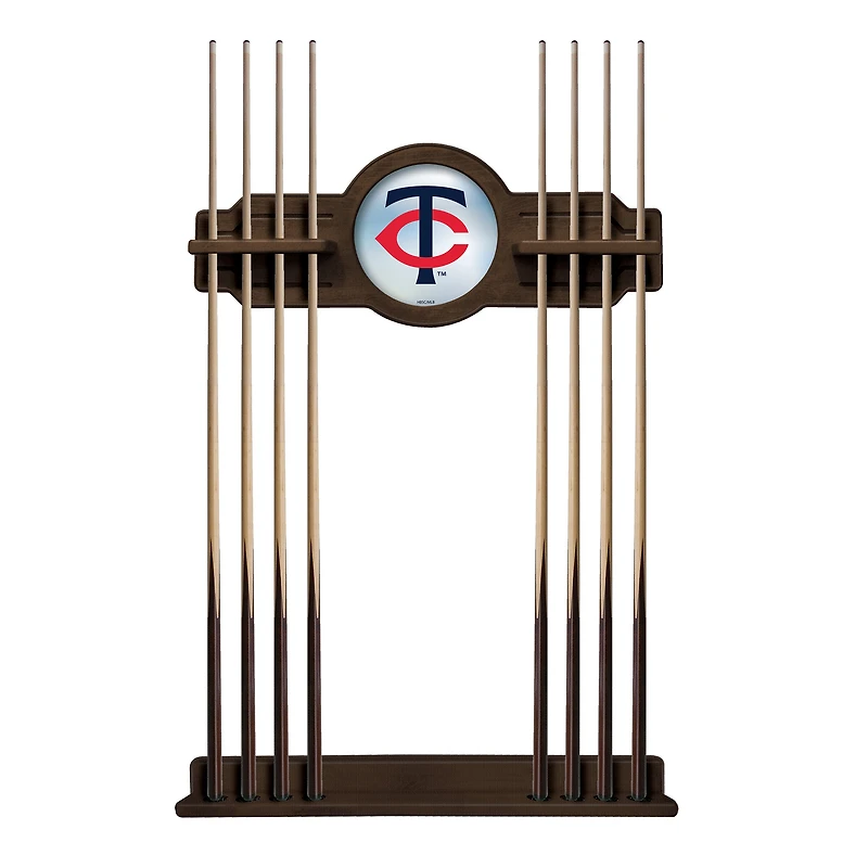 Navajo Minnesota Twins Eight Stick Wood Pool Cue Rack