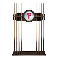 Navajo Philadelphia Phillies Eight Stick Wood Pool Cue Rack