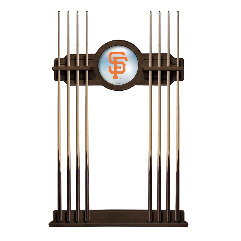 Navajo San Francisco Giants Eight Stick Wood Pool Cue Rack