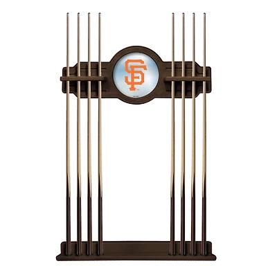 Navajo San Francisco Giants Eight Stick Wood Pool Cue Rack