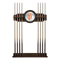 Navajo San Francisco Giants Eight Stick Wood Pool Cue Rack