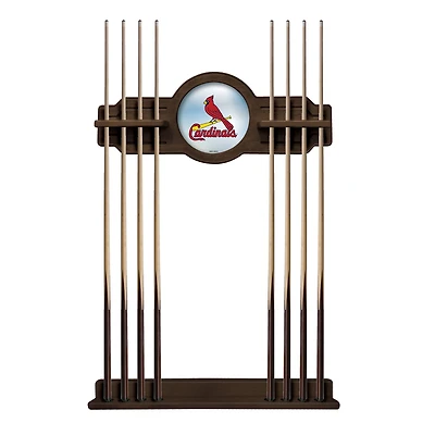Navajo St. Louis Cardinals Eight Stick Wood Pool Cue Rack