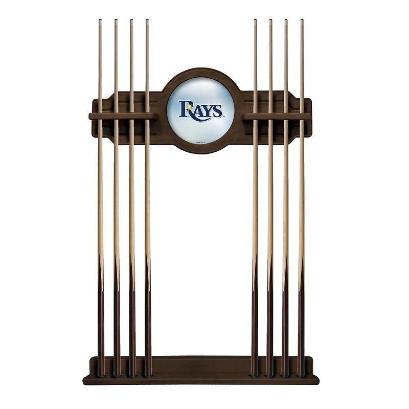 Navajo Tampa Bay Rays Eight Stick Wood Pool Cue Rack
