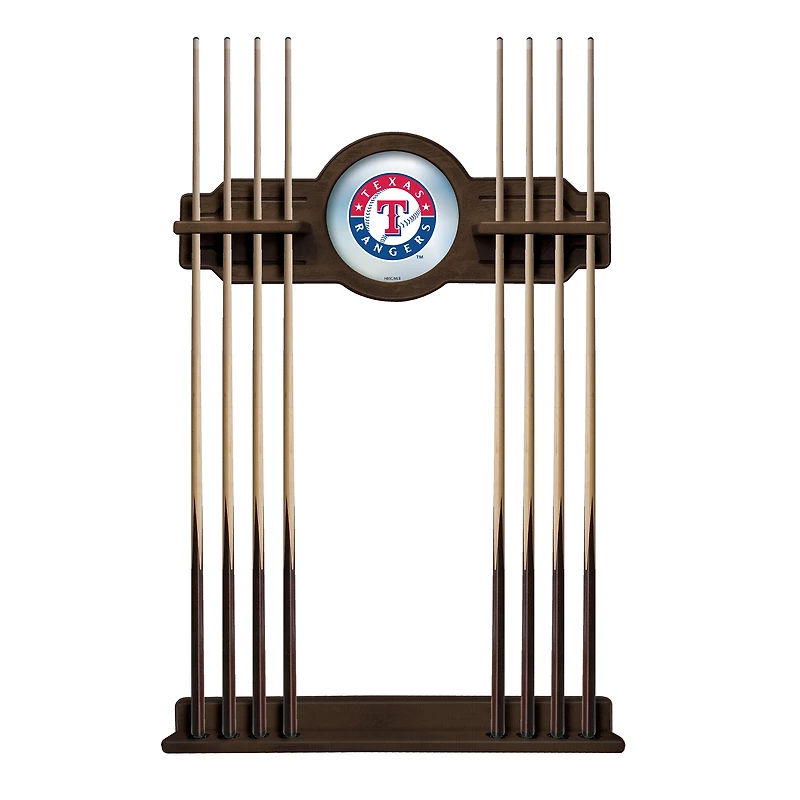 Navajo Texas Rangers Eight Stick Wood Pool Cue Rack