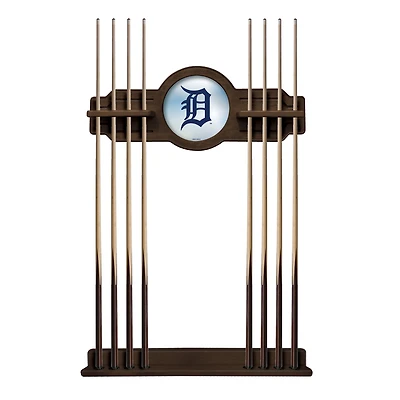 Navajo Detroit Tigers Eight Stick Wood Pool Cue Rack