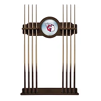 Navajo Cleveland Guardians Eight Stick Wood Pool Cue Rack