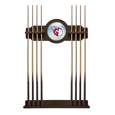 Navajo Cleveland Guardians Eight Stick Wood Pool Cue Rack