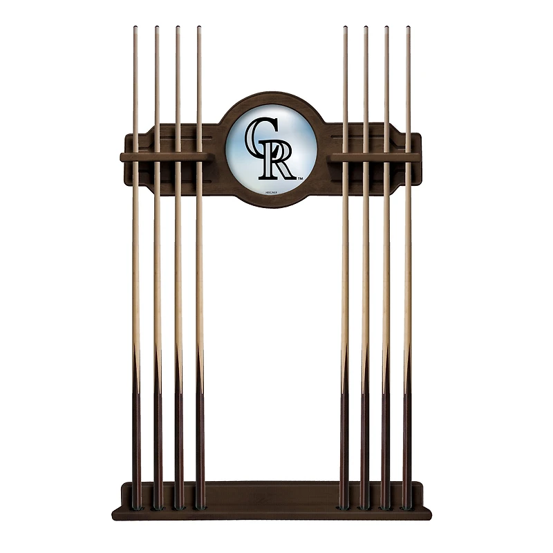 Navajo Colorado Rockies Eight Stick Wood Pool Cue Rack