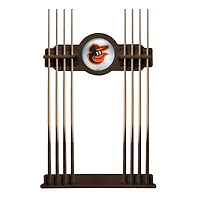 Navajo Baltimore Orioles Eight Stick Wood Pool Cue Rack