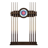Navajo Chicago Cubs Eight Stick Wood Pool Cue Rack