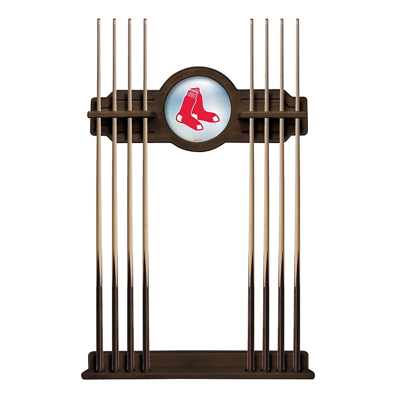 Navajo Boston Red Sox Eight Stick Wood Pool Cue Rack
