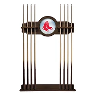 Navajo Boston Red Sox Eight Stick Wood Pool Cue Rack