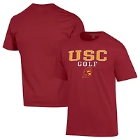 Men's Champion  Cardinal USC Trojans Short Sleeve T-Shirt