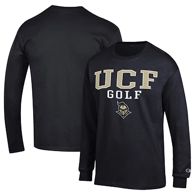 Men's Champion  Black UCF Knights Long Sleeve T-Shirt