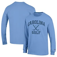 Men's Champion  Carolina Blue North Carolina Tar Heels Long Sleeve T-Shirt