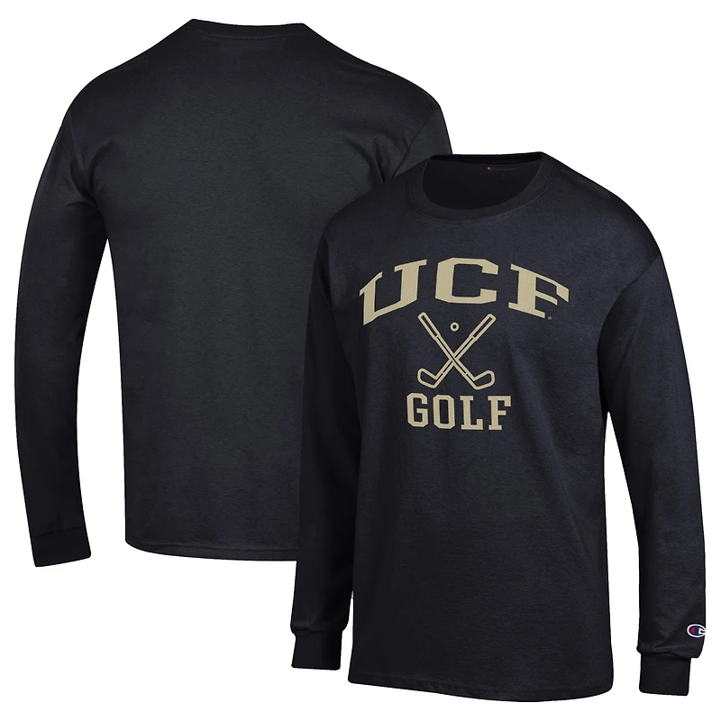Men's Champion Black UCF Knights Long Sleeve T-Shirt