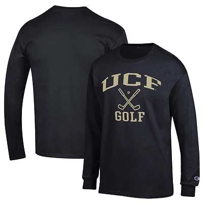 Men's Champion  Black UCF Knights Long Sleeve T-Shirt