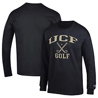 Men's Champion  Black UCF Knights Long Sleeve T-Shirt
