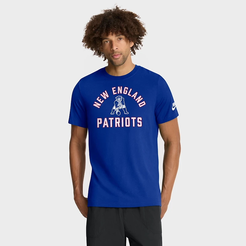 Men's Nike Royal New England Patriots Favorable Timeline Tri-Blend T-Shirt