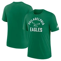 Men's Nike Midnight Green Philadelphia Eagles Favorable Timeline Tri-Blend T-Shirt