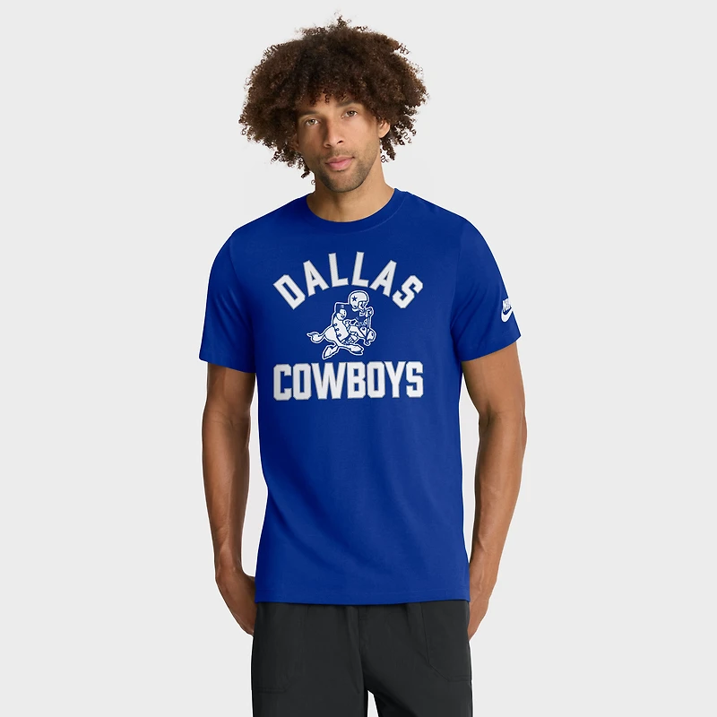 Men's Nike Royal Dallas Cowboys Favorable Timeline Tri-Blend T-Shirt