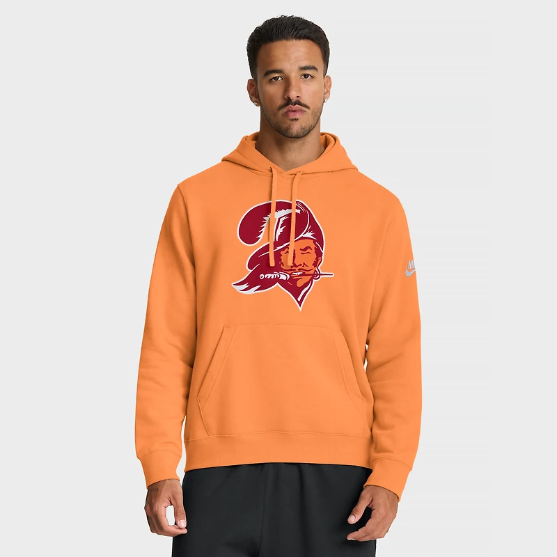 Men's Nike Orange Tampa Bay Buccaneers Club Fleece Pullover Hoodie