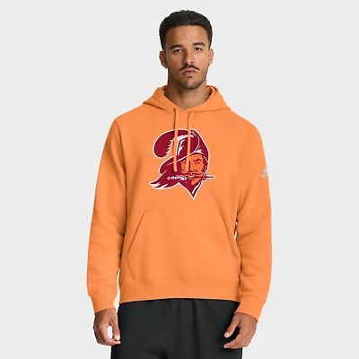 Men's Nike Orange Tampa Bay Buccaneers Club Fleece Pullover Hoodie