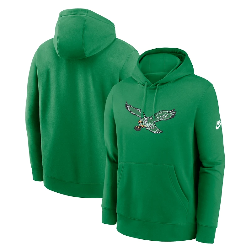 Men's Nike Kelly Green Philadelphia Eagles Club Fleece Pullover Hoodie