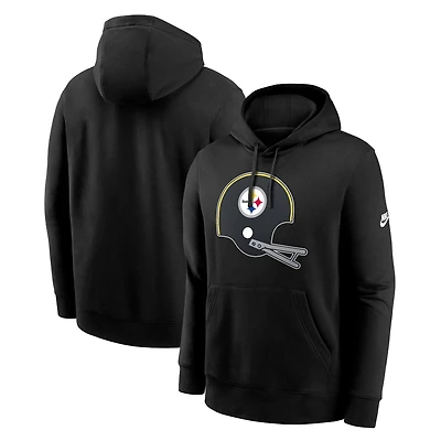 Men's Nike Black Pittsburgh Steelers Club Fleece Pullover Hoodie