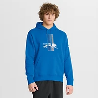 Men's Nike Blue Detroit Lions Club Fleece Pullover Hoodie