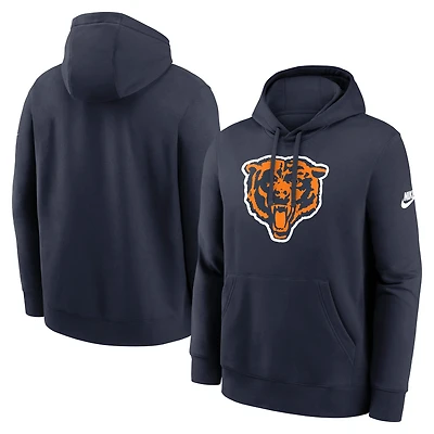 Men's Nike Navy Chicago Bears Club Fleece Pullover Hoodie