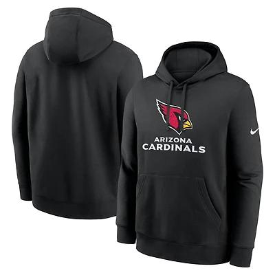 Men's Nike Black Arizona Cardinals Best Season Rewind Club Pullover Hoodie