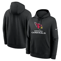 Men's Nike Black Arizona Cardinals Best Season Rewind Club Pullover Hoodie