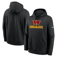 Men's Nike Black Washington Commanders Best Season Rewind Club Pullover Hoodie