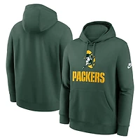 Men's Nike Green Bay Packers Best Season Rewind Club Pullover Hoodie