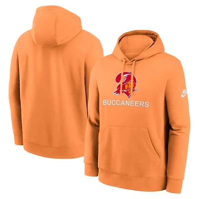 Men's Nike Orange Tampa Bay Buccaneers Best Season Rewind Club Pullover Hoodie